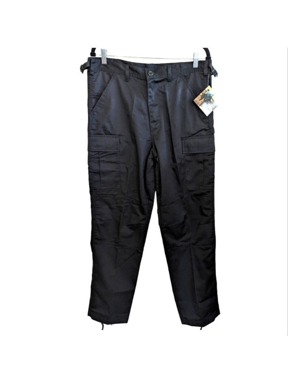 NEW Urban Patrol Black BDU Cargo Pants Size Medium Regular (31-35 waist)